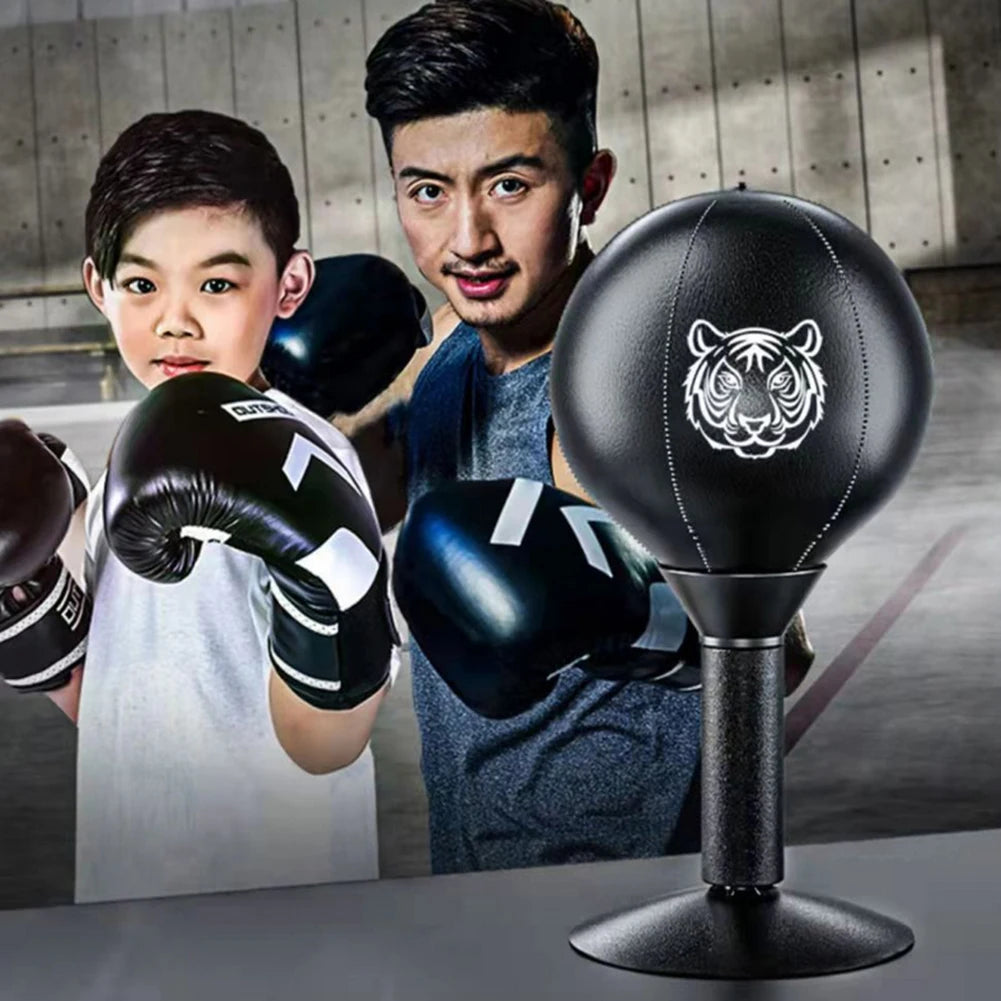 Desktop Punching Bag Table Boxing Punch Ball with Strong Suction Cup Kids Adults Stress Relief Toys for Thai Sports Equipment
